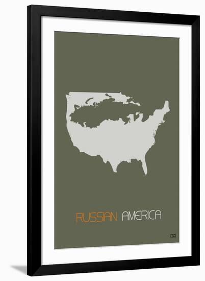 Russian America-NaxArt-Framed Art Print