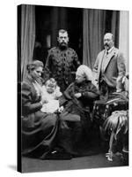 Russian and British Royal Families at Balmoral, Scotland, 29th September 1896-W&d Downey-Stretched Canvas