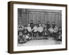 Russian and Japanese Officials-null-Framed Premium Photographic Print