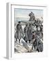 Russian Artillery Battery, Russo-Japanese War, 1904-5-null-Framed Giclee Print