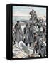 Russian Artillery Battery, Russo-Japanese War, 1904-5-null-Framed Stretched Canvas