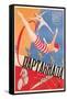Russian Athletes Film Poster-null-Framed Stretched Canvas