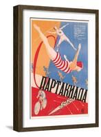 Russian Athletes Film Poster-null-Framed Art Print