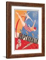 Russian Athletes Film Poster-null-Framed Art Print