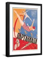 Russian Athletes Film Poster-null-Framed Art Print