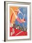 Russian Athletes Film Poster-null-Framed Art Print
