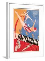 Russian Athletes Film Poster-null-Framed Art Print