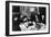 Russian Author Alexander Kuprin with Friends in Paris, 1930s-null-Framed Giclee Print