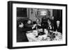 Russian Author Alexander Kuprin with Friends in Paris, 1930s-null-Framed Giclee Print