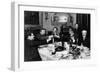 Russian Author Alexander Kuprin with Friends in Paris, 1930s-null-Framed Giclee Print