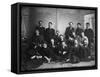 Russian Author and Poet Andrei Bely with Symbolist Authors, 1907-null-Framed Stretched Canvas