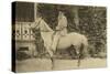 Russian Author Leo Tolstoy on Horseback, Moscow, Russia, 1890s-Sophia Tolstaya-Stretched Canvas