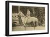 Russian Author Leo Tolstoy on Horseback, Moscow, Russia, 1890s-Sophia Tolstaya-Framed Giclee Print