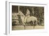 Russian Author Leo Tolstoy on Horseback, Moscow, Russia, 1890s-Sophia Tolstaya-Framed Giclee Print
