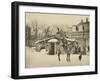 Russian Author Leo Tolstoy on Horseback, Moscow, Russia, 1900s-Sophia Tolstaya-Framed Giclee Print