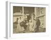 Russian Author Leo Tolstoy with Family on His Wife's Birthday, Russia, 1900s-Sophia Tolstaya-Framed Giclee Print
