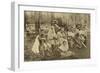 Russian Author Leo Tolstoy with Guests, Yasnaya Polyana, Near Tula, Russia, 1895-Sophia Tolstaya-Framed Giclee Print