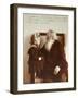 Russian Author Leo Tolstoy with His Granddaughter Tatiana, Yasnaya Polyana, Russia, C1910-Vladimir Grigorievich Chertkov-Framed Giclee Print