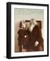 Russian Author Leo Tolstoy with His Granddaughter Tatiana, Yasnaya Polyana, Russia, C1910-Vladimir Grigorievich Chertkov-Framed Giclee Print