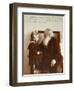 Russian Author Leo Tolstoy with His Granddaughter Tatiana, Yasnaya Polyana, Russia, C1910-Vladimir Grigorievich Chertkov-Framed Giclee Print