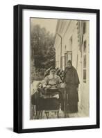 Russian Author Leo Tolstoy with His Sister Maria Nikolaevna, Russia, 1900s-Sophia Tolstaya-Framed Giclee Print