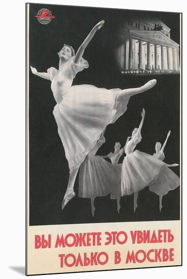 Russian Ballerinas-null-Mounted Art Print
