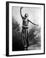 Russian Ballet Dancer Vaslav Nijinsky Photographed in Character for Ballet "Scheherazade"-Emil Otto Hoppé-Framed Premium Photographic Print