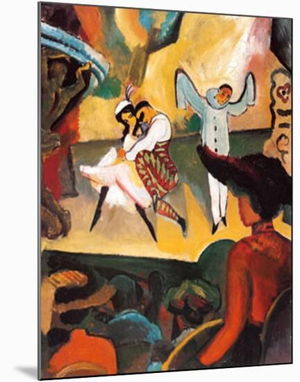 Russian Ballet I-Auguste Macke-Mounted Art Print