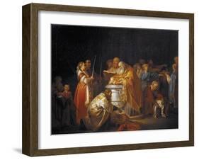 Russian Baptism, 1765-Jean-Baptiste Le Prince-Framed Giclee Print