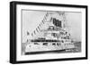 Russian Battleship 'Retvisan, Russo-Japanese War, 1904-5-null-Framed Giclee Print