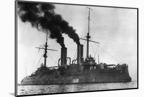 Russian Battleship Tsarevitch-null-Mounted Photographic Print