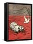 Russian Bear Seeks Peace-Wilhelm Schutz-Framed Stretched Canvas
