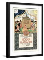 Russian Beer Advertisement-Ivan Bilibin-Framed Art Print