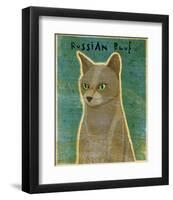 Russian Blue-John Golden-Framed Giclee Print