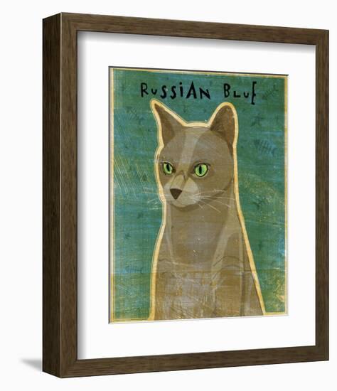 Russian Blue-John Golden-Framed Giclee Print