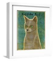 Russian Blue-John Golden-Framed Giclee Print