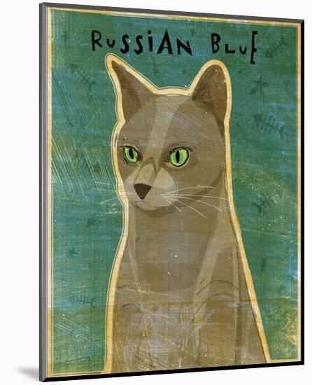 Russian Blue-John Golden-Mounted Giclee Print