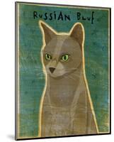 Russian Blue-John W^ Golden-Mounted Art Print