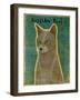 Russian Blue-John W Golden-Framed Giclee Print