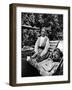 Russian Bolshevik Leader Vladimir Lenin and Nadezhda Krupskaya, Gorki, USSR, 1922-null-Framed Giclee Print