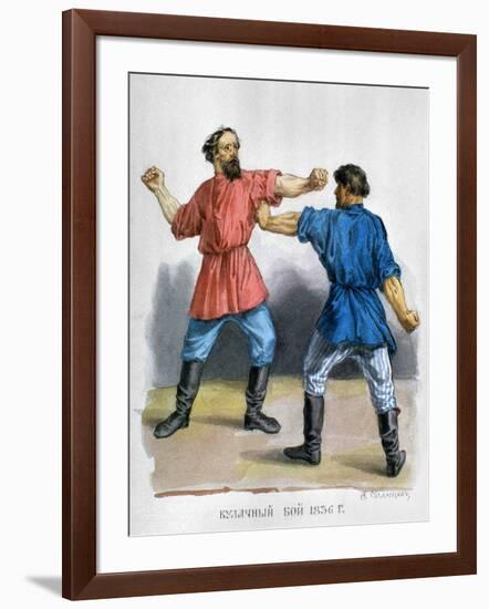 Russian Boxers, c1836-Fedor Solntsev-Framed Giclee Print