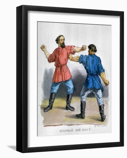 Russian Boxers, c1836-Fedor Solntsev-Framed Giclee Print