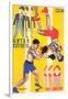 Russian Boxing Film Poster-null-Framed Art Print