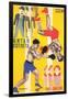 Russian Boxing Film Poster-null-Framed Art Print