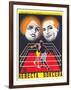 Russian Boxing Film Poster-null-Framed Art Print