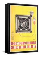 Russian Camera Film Poster-null-Framed Stretched Canvas