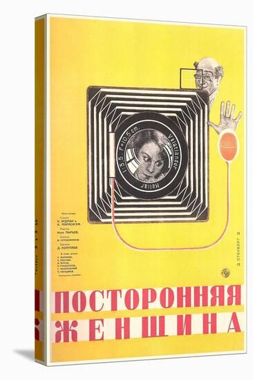 Russian Camera Film Poster-null-Stretched Canvas