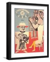 Russian Cameraman Poster-null-Framed Art Print