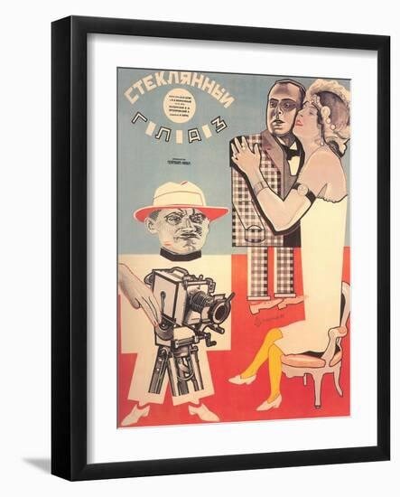 Russian Cameraman Poster-null-Framed Art Print