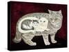Russian Cat-Ditz-Stretched Canvas